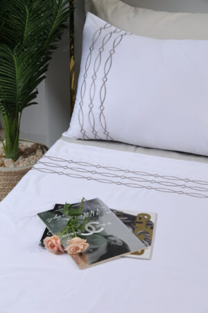 Embroidery Flat Sheet Set