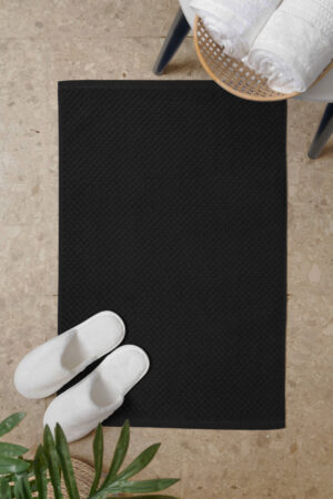 Charcoal Jacquard Bath Mat- 1100 GSM - 100% Cotton