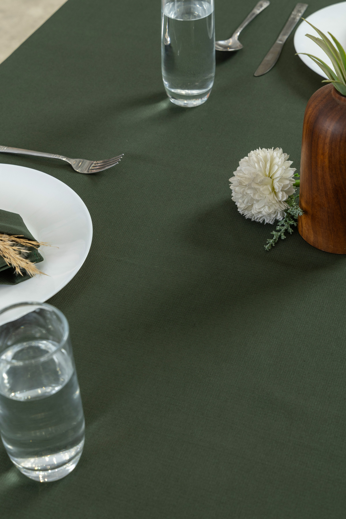 Tablecloth Set - Solid - Thyme - Image 2