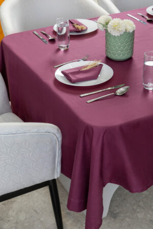 Tablecloth Set - Solid - Purple
