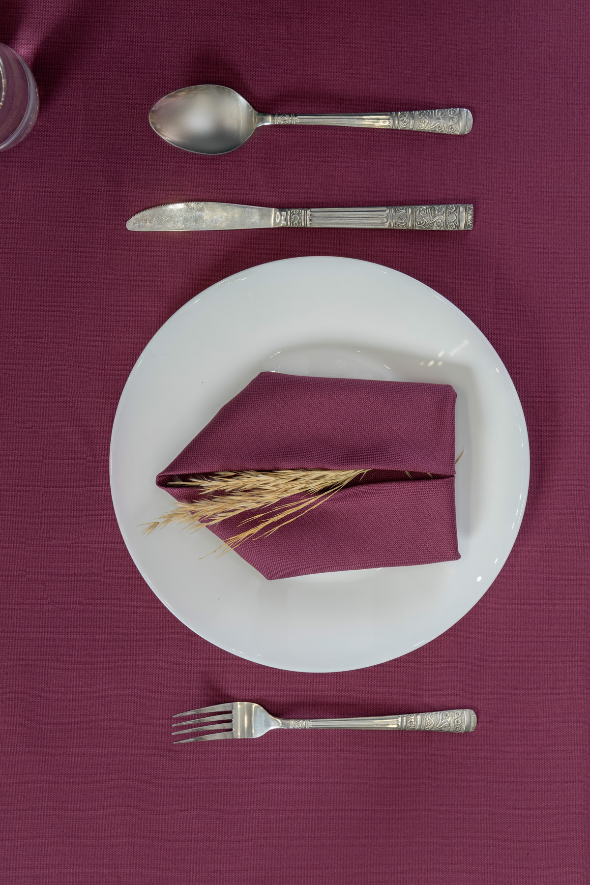 Tablecloth Set - Solid - Purple - Image 2