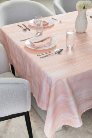 Tablecloth Set - Printed- Summer Vibes Coral
