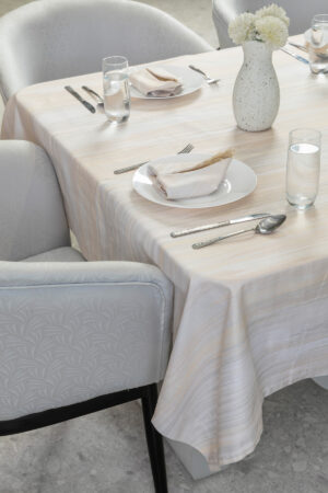 Tablecloth Set - Printed- Summer Vibes Beige