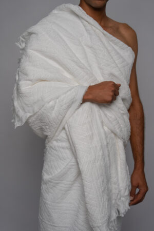 Premium Ihram  Set  Jacquard - 100% Egyptian Cotton