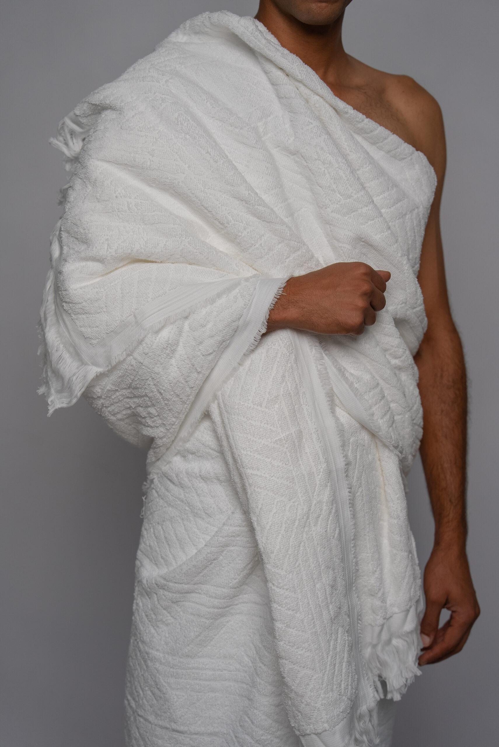 Premium Ihram  Set  Jacquard - 100% Egyptian Cotton