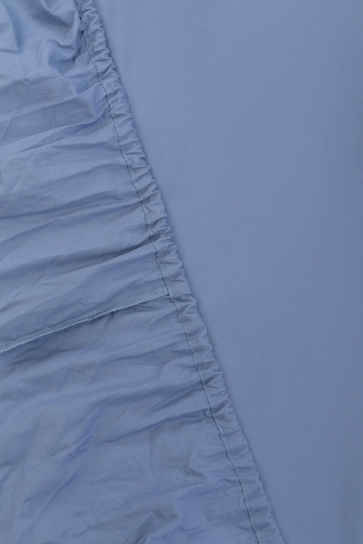 Blue Fitted Sheet Set - 300 TC- 100% Egyptian Cotton - Image 4