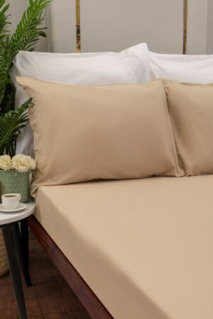 Smoky Grey Fitted Sheet Set - 300 TC- 100% Egyptian Cotton