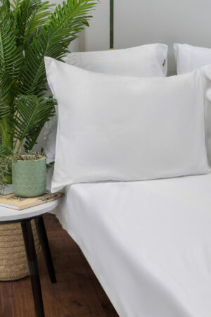 White Flat Sheet Set - 300 TC - 100% Egyptian Cotton