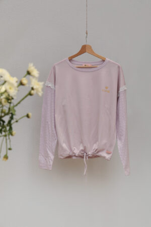 1-Piece Women Long Sleeves T-Shirt Round Neck Solid